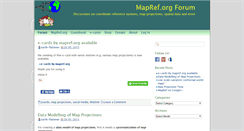 Desktop Screenshot of forum.mapref.org