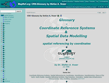 Tablet Screenshot of glossary.mapref.org